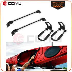 Ze1160095283327601g Cciyu Roof Rack Cross Bar Kayak Cargo For 2013-2017 Hyundai Santa Fe Aluminum