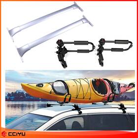 Ze1160097883815601g Cciyu Black Roof Rack For 2014-2019 Nissan Rogue Rail Luggage Cargo And Kayak J-bar