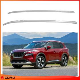 Ze1184440013116501g Cciyu Roof Rack Set Side Rail For 2022-2023 Nissan X-trail Silver Decoration