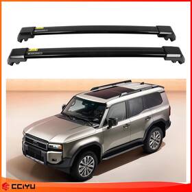 Ze135774ge Cciyu Roof Rack 2x Cross Bar For Toyota Land Cruiser Prado J250 2024 Aluminum