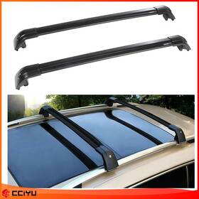 Ze821685010659401g Cciyu Black Top Roof Side Rails Luggage Rack Cross Bars For Kia Sorento 2015 - 2022