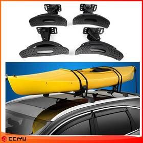 Ze889014310979201g Cciyu 2 Pairs Universal Roof J-bar Rack Kayak Boat Canoe Car For Suv Top Mount Carrier