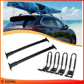 Ze951223683328301g Cciyu Roof Rack Cross Bars For 2013-2018 Ford Escape Cargo Mounted Bike Kayak
