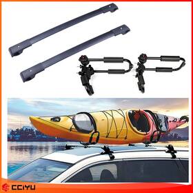 Ze951224183815301g Cciyu For 14-19 Subaru Forester Impreza Crosstrek Top Roof Rack Cross Bar And Kayak