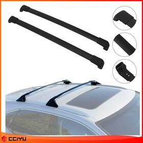 Ze955287516168901g Cciyu 2x Roof Rack Top Cargo Carrier For 2016-2021 Hyundai Tucson Luggage Black Set