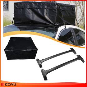 Ze962177883327001g Cciyu For 2009-2017 Chevy Traverse Roof Rack Cross Bar Set Top Carrier Baggage Bag