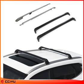 Ze987376283812101g Cciyu Fits For 05-16 Land Rover Lr3 And Lr4 Blk Roof Top Rack Cross Bar Side Rail Set