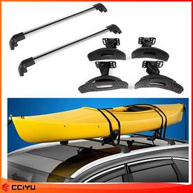 Ze987377283813101g Cciyu Aluminum Top Roof Rack Cross Bar Keyak For 2013-2018 Mitsubishi Outlander 6pcs