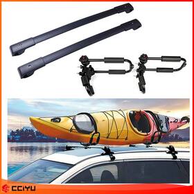 Ze987380183816001g Cciyu For 14-19 Subaru Forester Roof Rack Cross Bar Luggage Cargo Carrier 2x Kayak