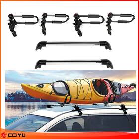 Ze987382083817901g Cciyu For 2010-2018 Volkswagen Vw Tiguan Top Roof Rack Crossbar Canoe Kayak Boat