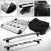 Ccrr-072-sl-frc Rr072p Rr690m50slfrc Champs Club Silver Aluminum 50 Window Roof Rack Cross Bars Travel Basket Tray Cargo Bag C03