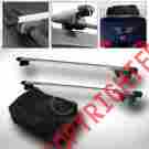 Ccrr-689b-50-sl-frc Rr-bag-bk Champs Club 49 Silver Square Roof Rail Rack Cross Bars Kit Waterproof Cargo Carrier Bag C8