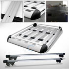 Rr689b50slfrc01 Ccrr072slfrc Champs Club Silver Square Roof Rail Rack Cross Bars Kit