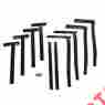 Cg-902 Pilot Universal Truck Black Powder Coated 2 Bar Single Front Mounted Rack Kit 757558502264