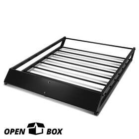 Crc-rck001bk Charismatic Racing Concepts Open Box 43 Inch X35.5 Roof Rack Top Cargo Luggage Carrier Basket Wind Deflector