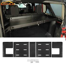 Cherocar20050705fhge1236 Cherocar Rear Trunk Cargo Rack Tray Storage Luggage Carrier For Wrangler Jk Jl 4dr 2007