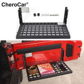 Cherocar25120228 Cherocar Tailgate Table Rear Trunk Luggage Cargo Rack For Jeep Wrangler Jk Accessories