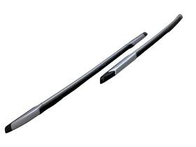 42840326 Chevrolet 2022 2023 Chevy Bolt Euv Luggage Roof Rack Set X2 Silver/gloss Black Scuffs