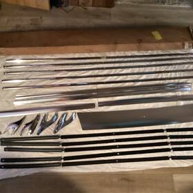 996194 Chevrolet Nos. Impala Caprice Gm Full-size Wagon Roof Rack With Wing Oem