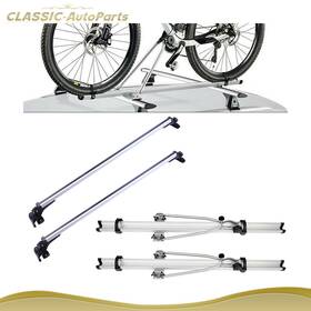 Cl833287r Classic-autoparts Universal Car Top 48 Inch Adjustable Roof Rack Cross Bar Bike Bicycle With Lock