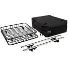 Rb-dlx-1001-01 Combo Basket Roof Vehicle Bar Load Kit Bag Rack Cargo