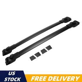 5-rrcb-tsna11 Cotit Parts Top Roof Rack Rail Cross Bars Cargo Carrier For 2011-2020 Toyota Sienna Black