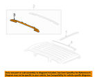 15751315 Cover Rack Left Carrier-rail Oem Roof Rail Gm Luggage