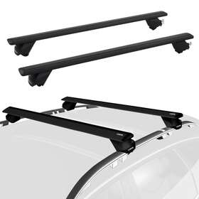 800-066bl Cowvie 47 Inch Pro Aluminum Universal Roof Rack Cross Bars With 4 Keyed Locks Fully A