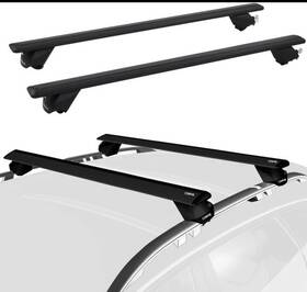 800-067bl Cowvie 53 Inch Pro Universal Roof Rack Cross Bars With Keyed Locks Fully Assemble
