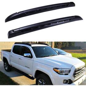 10381120 Cpsclub Fit For 2005-2019 Toyota Tacoma Double Cab Roof Rail Rack Black 2pcs Top