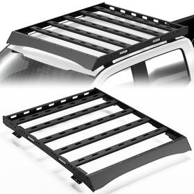 Rr-f166 Crazemotor For 2017-2023 F250/f350/f450 Super Duty 4door Roof Rack Hardtop Cargo Basket