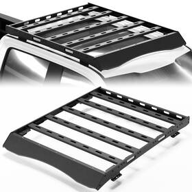 Rr-f167 Crazemotor Roof Rack Cargo Basket For 2023-2025 Ford F250/f350/f450 Super Duty Crewcab