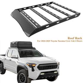 Rr-t102-c Crazemotor Roof Rack For 2024-2025 Toyota Tacoma Double Cab Crew 4 Doors Luggage Cargo