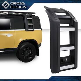 Big20260212-23 Crossdesign Fit For Land Rover Defender 90/110 2020-2022 L663 Side Roof Rack Access Ladder