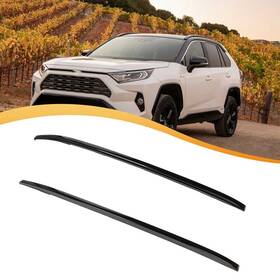 12246790 Csdex For 2019 Toyota Rav4 4-door 2.5l Black Aluminum Pair Roof Rack Rails Cross Bar