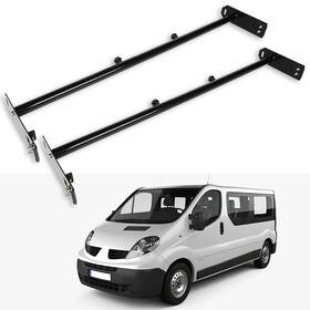 12246904 Csdex For Ford E-350 Super Duty Gmc Savana 1500 Van Steel Ladder Roof Rack Cross Bars