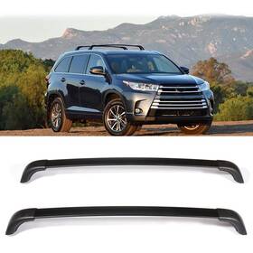 12246927 Csdex For Toyota Highlander Le 2.7l 3.5l 2014-19 Black Roof Rack Cross Bar Carrier
