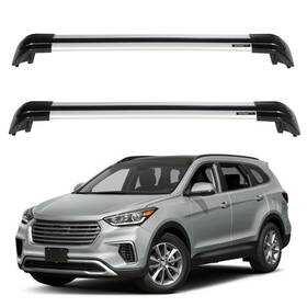12246938 Csdex Top Silver Roof Rack Rail Cargo Cross Bar For Hyundai Santa Fe 3.3l 2013-2018