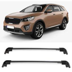 12246944 Csdex For 2015-22 Kia Sorento Silver Aluminum Roof Rack Cross Bar Luggage Rail Carrier