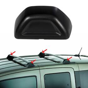 12246948 Csdex For Honda Element 4-dr 2.4l 2003-11 Plastic Black Roof Rack Cross Bars End Cover