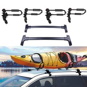 12246970 Csdex For Chevy Traverse 2009-2016 2017 Black Roof Rack 2x Cross Bar Kayak Cargo