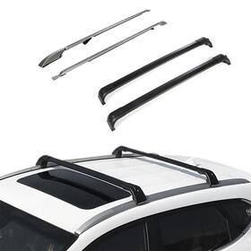 12247018 Csdex Top Roof Rack Cross Bars And Side Rail Luggage For Land Rover Lr3 05-09 Lr4 10-16