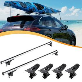 12247025 Csdex For Universal Top Roof Rack Cross Bar Set 4pcs Boat Kayak Cargo Carrier