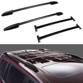 12247040 Csdex Top Roof Rack Cross Bars And Side Rail Luggage For Toyota Highlander 2008-2013