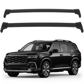 12247049 Csdex For Honda Pilot 3.5l 2023 Black Roof Rack Rails Cross Bars Luggage Carrier
