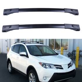 12247090 Csdex For 2013-2016 2017 2018 Toyota Rav4 2.5l Black Aluminum Roof Rack Cross Bar