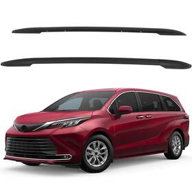 12330943 Csdex Roof Rack Black For Toyota Sienna 2.5l 22-24 Aluminum Side Rail Luggage Carrier