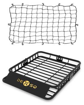 Pae-3349 Dexso Universal Roof Rack Basket 46 Inch X36 With Cargo Net 200 Lbs Capacity