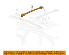 5178271ac Dodge Rack Rail Chrysler Roof Luggage Journey Oem Carrier-cross