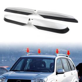 Dreamhighh 550756126061 For Toyota Rav4 2013-2018 Roof Rack Cover Rail End Shell Cap Replacement 4pcs